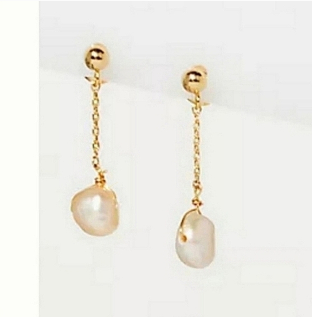 Anthropologie Pearl Drop Earrings